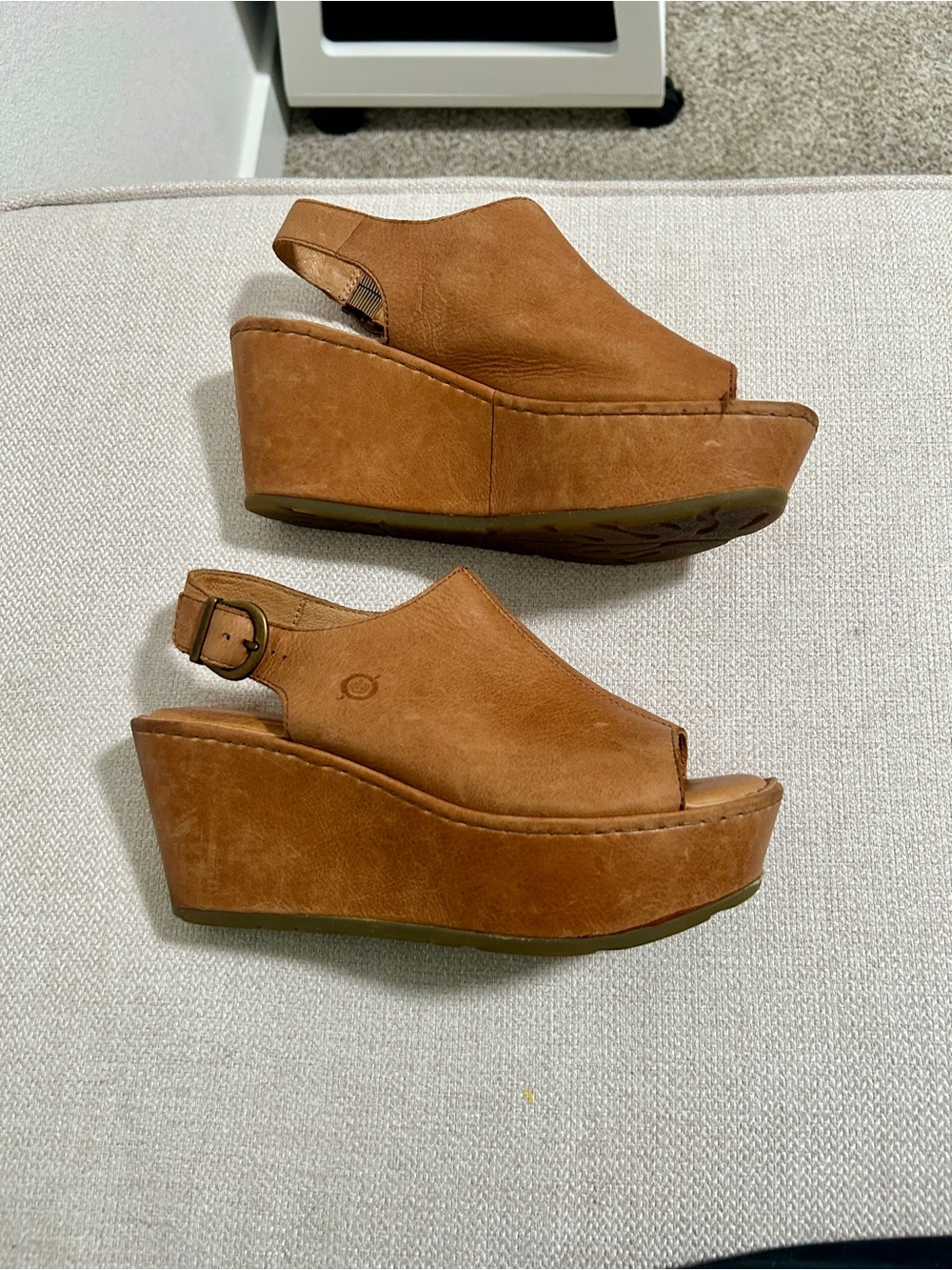 Born Orbit Platform Slingback Wedges - Picture 4 of 5
